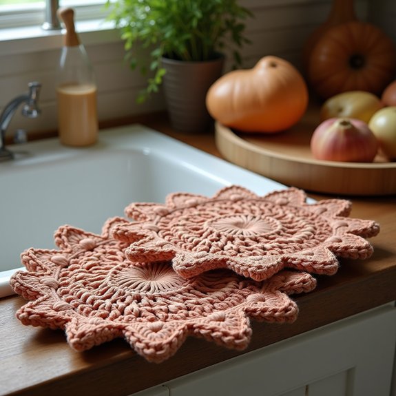 crochet dishcloths for functionality