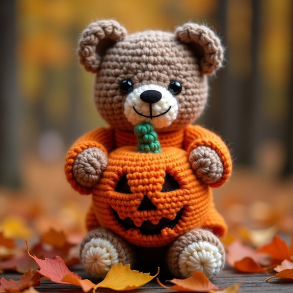 crochet halloween bear pattern