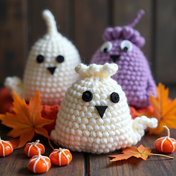 crochet halloween trick or treat bags