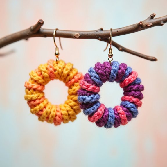 crochet hoop crafting tutorial