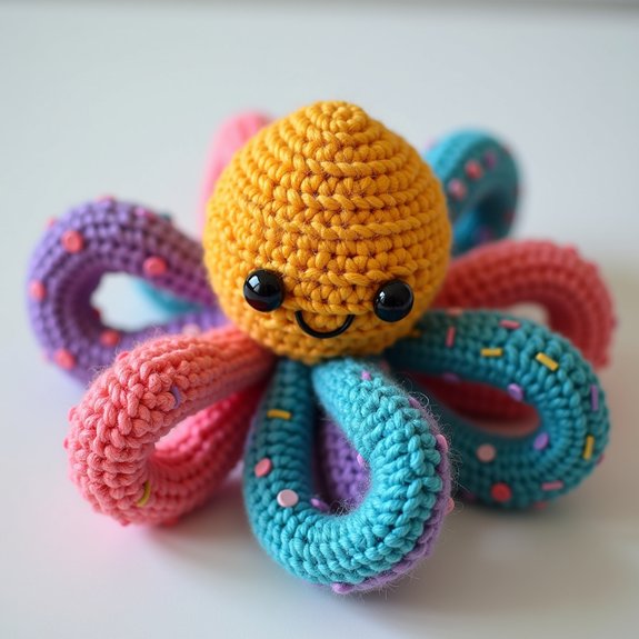 crochet octopus for relaxation