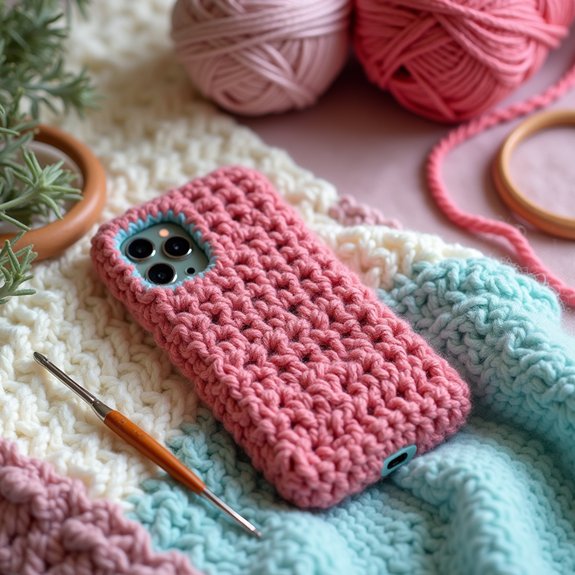 crochet phone case project