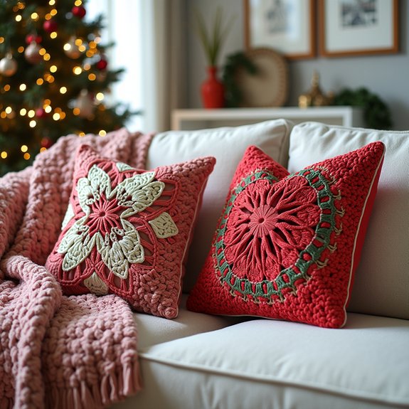 crochet pillow cover designs