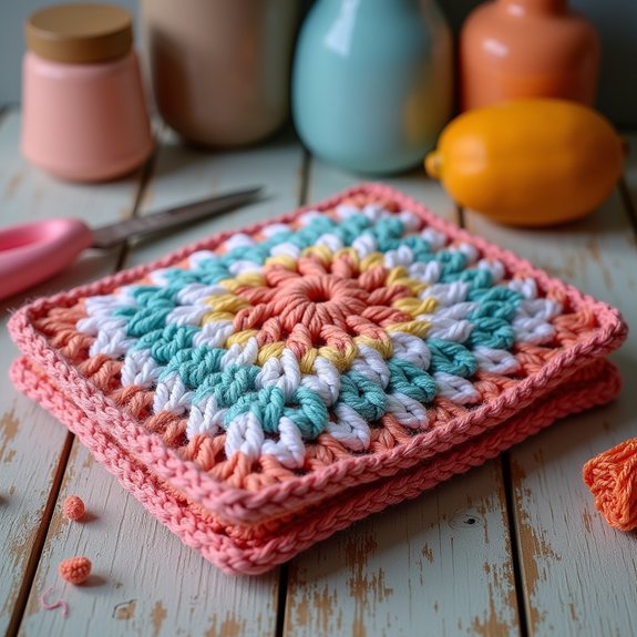 crochet square handbag design