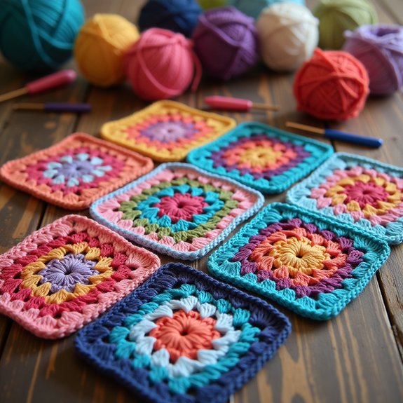 crochet square pattern instructions