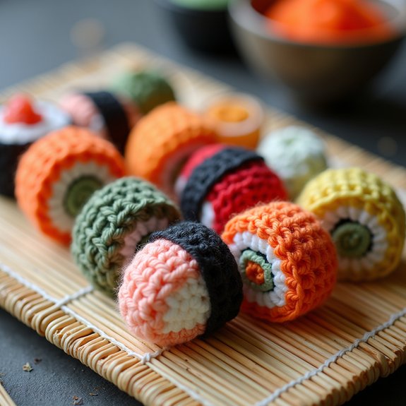 crochet sushi roll pattern