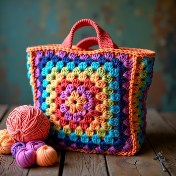 crochet tote bag design