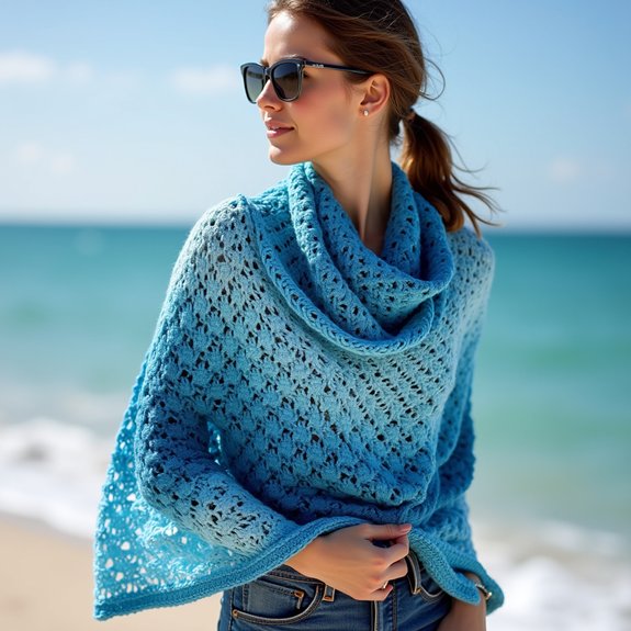 crochet wrap inspired design