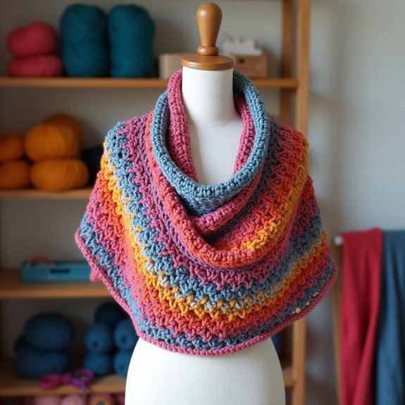 crochet wrap top design
