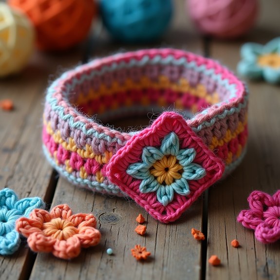 crocheted ear warmer accessory