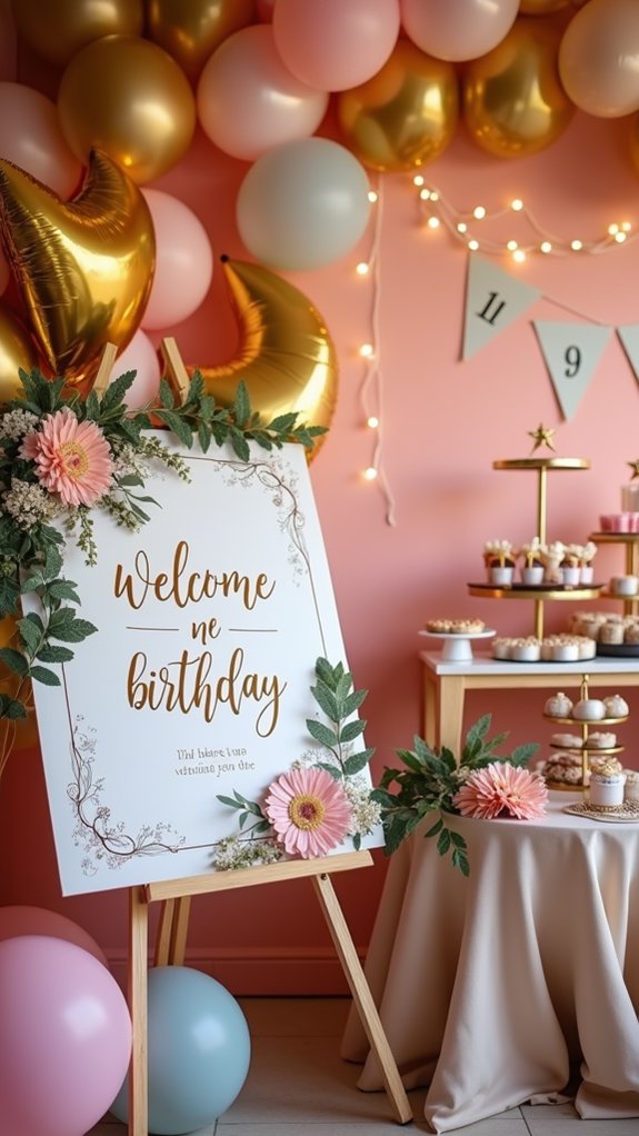 custom birthday sign designs