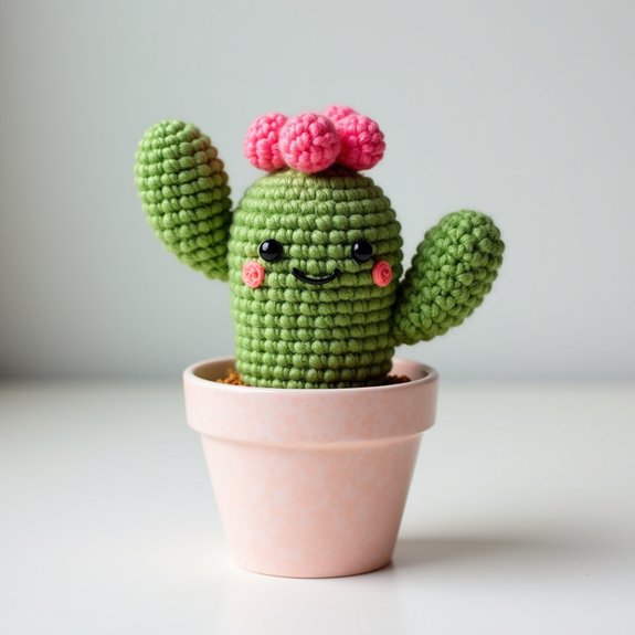 custom crochet cactus gift
