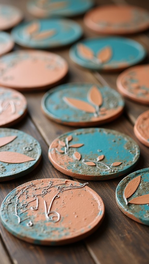 customizable ceramic drink coasters
