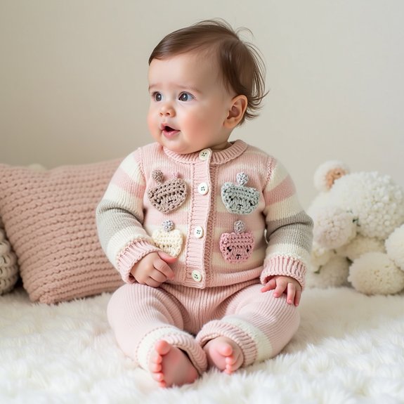 customizable infant knitwear options