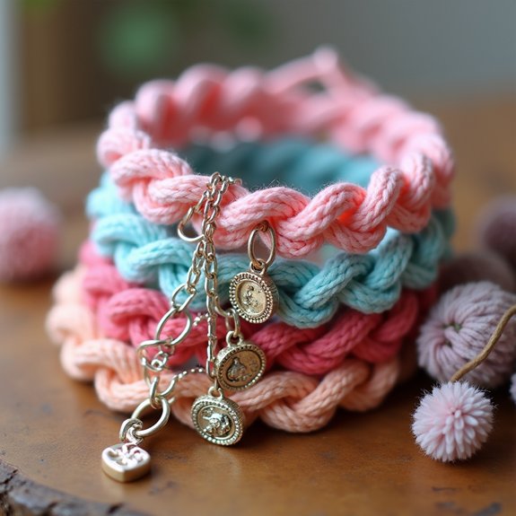 customizable woven wrist accessory