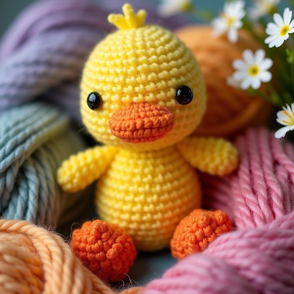 cute and cuddly duck