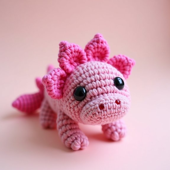 cute axolotl toy puppet