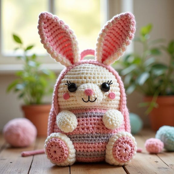 cute bunny shaped backpack