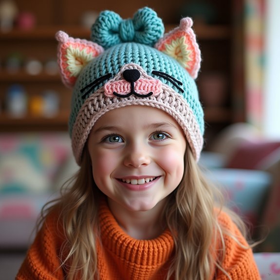 cute cartoon cat accessory
