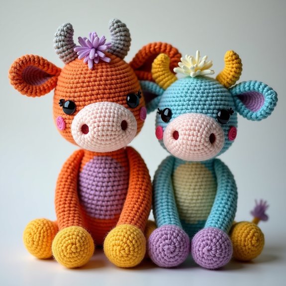 cute cow crochet kit