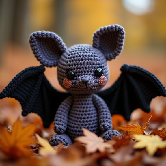 cute crochet bat toy