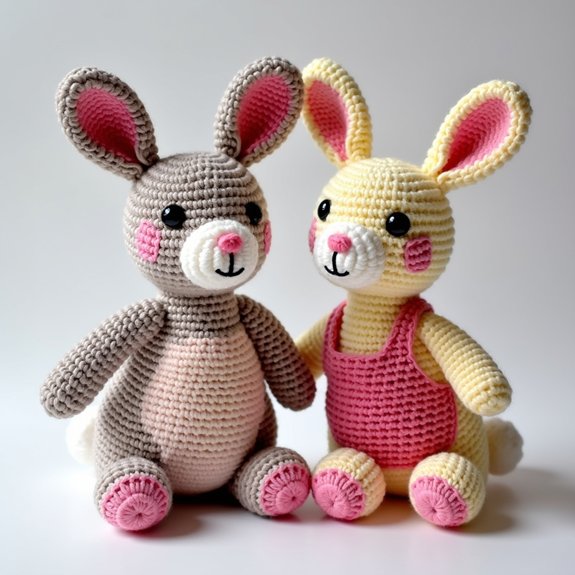cute crochet bunny kit