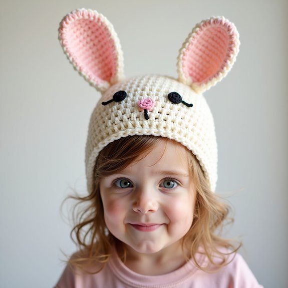 cute crocheted animal bonnet