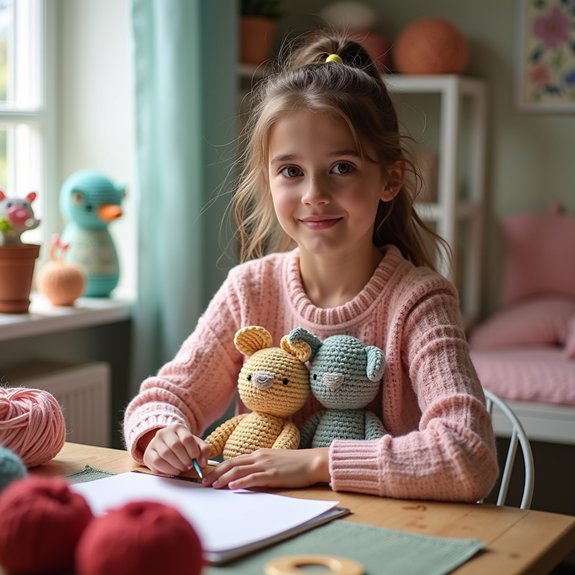 cute crocheted animal toys