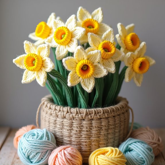daffodils in sweet patterns