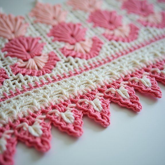 decorative crochet edge technique