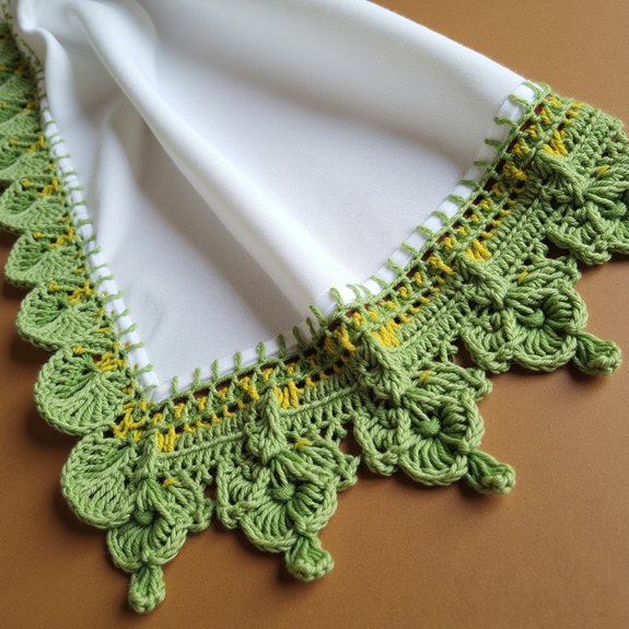 decorative curled leaf design