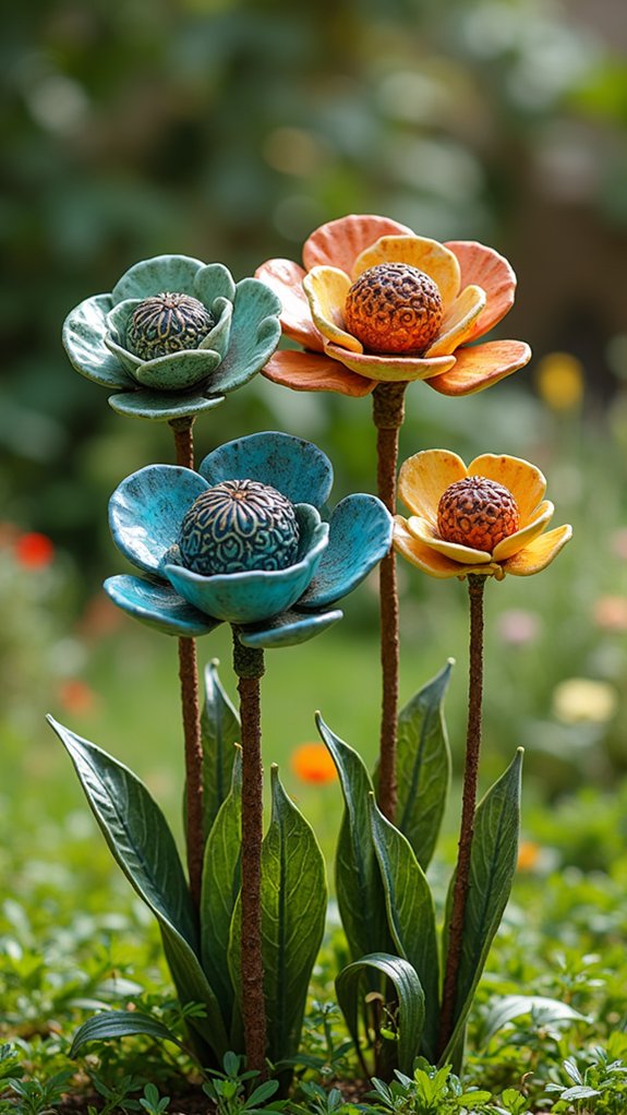 decorative outdoor garden markers