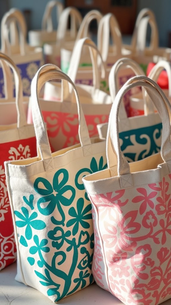 decorative stenciled designs showcased