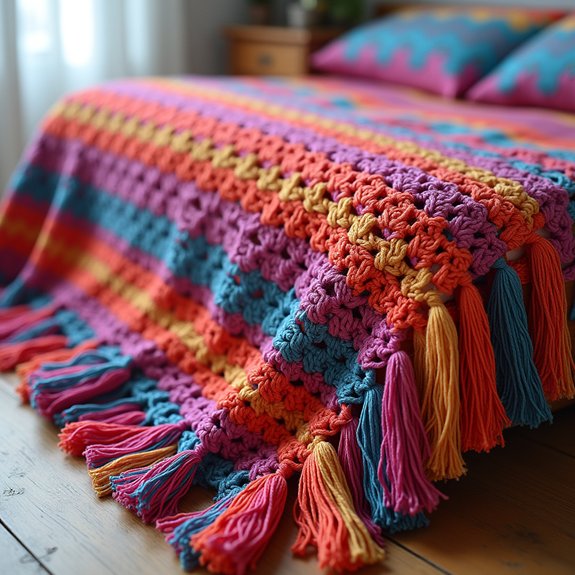 decorative twisted fringe border