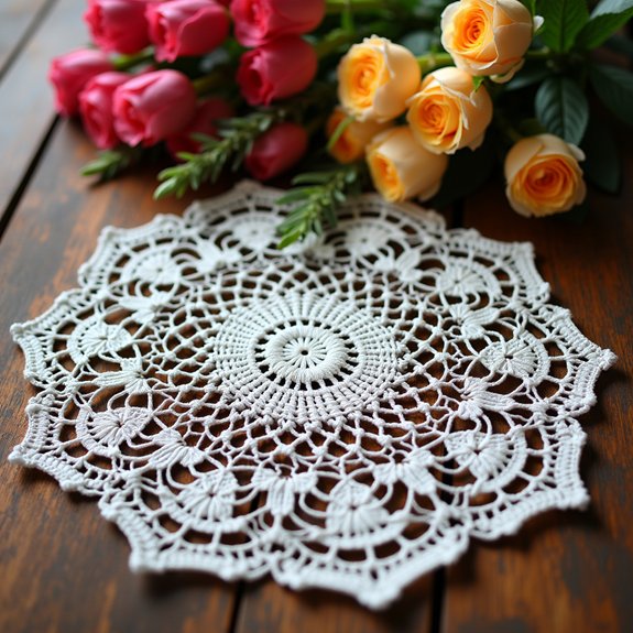 delicate artistry through crochet