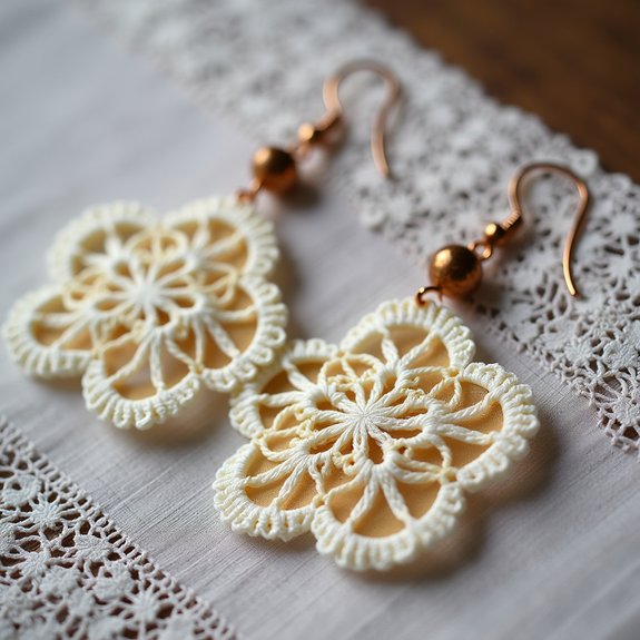delicate handcrafted lace design