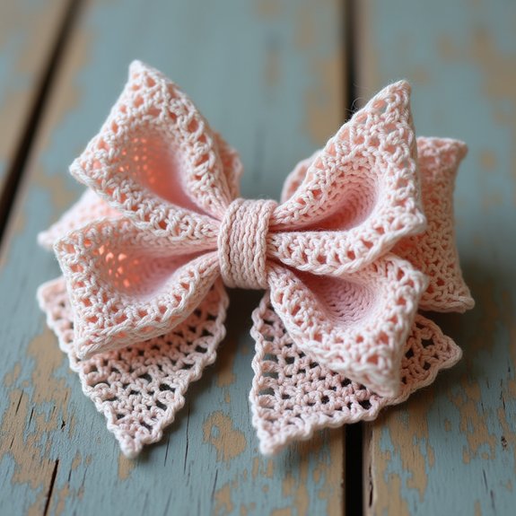 delicate lace crochet accessory