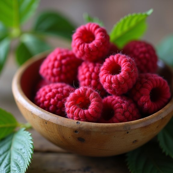delightful handmade crochet berries
