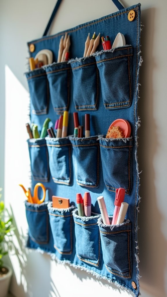 denim pocket storage solution