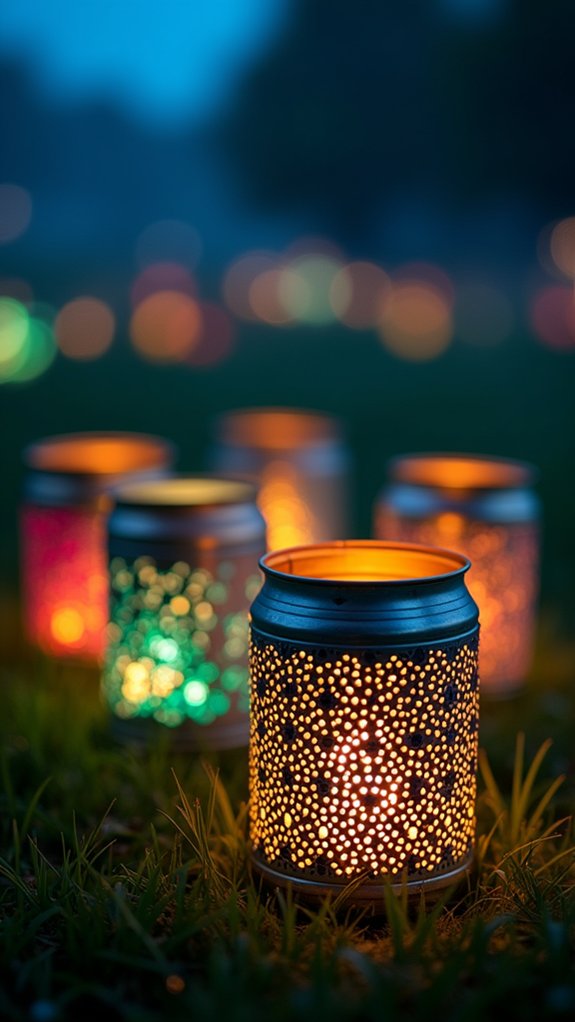 diy decorative tin lanterns