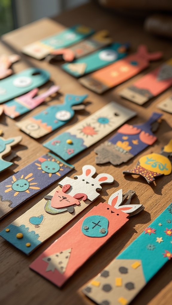durable cardboard reading markers