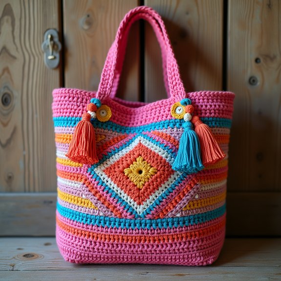 eclectic style carryall bag