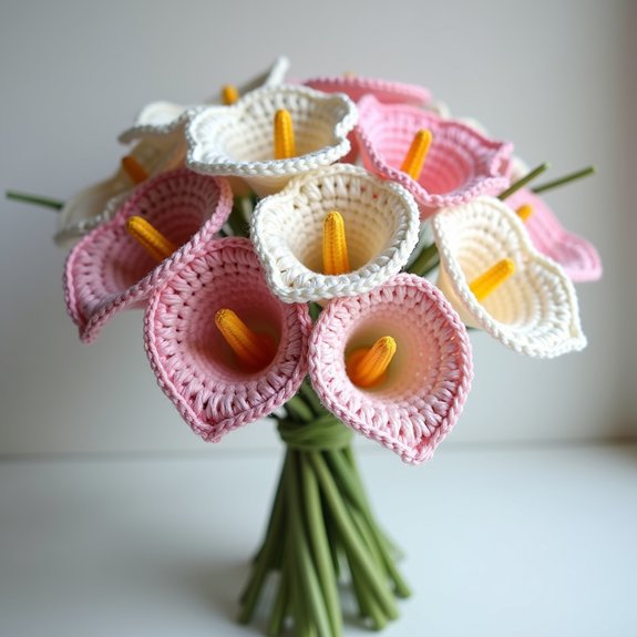 elegant bunch of lilies