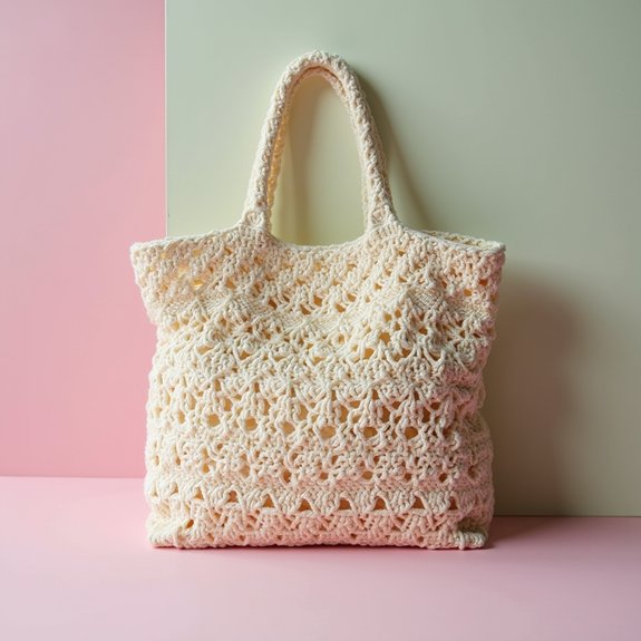 elegant crochet handbag design