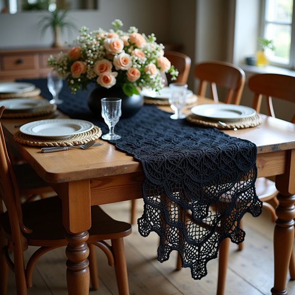 elegant handcrafted crochet decor