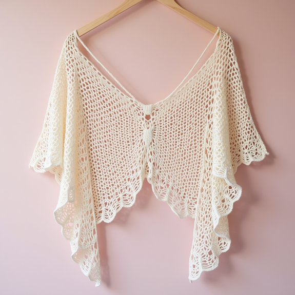 elegant lace shawl design