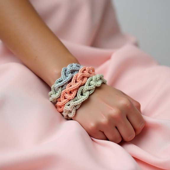elegant linked metal jewelry