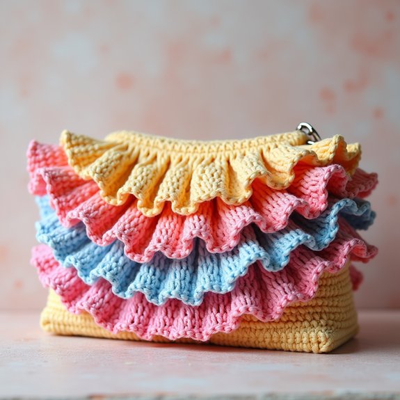 elegant multi layered handbag