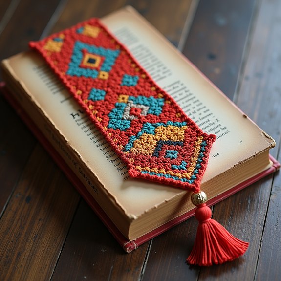 elegant vintage design bookmark