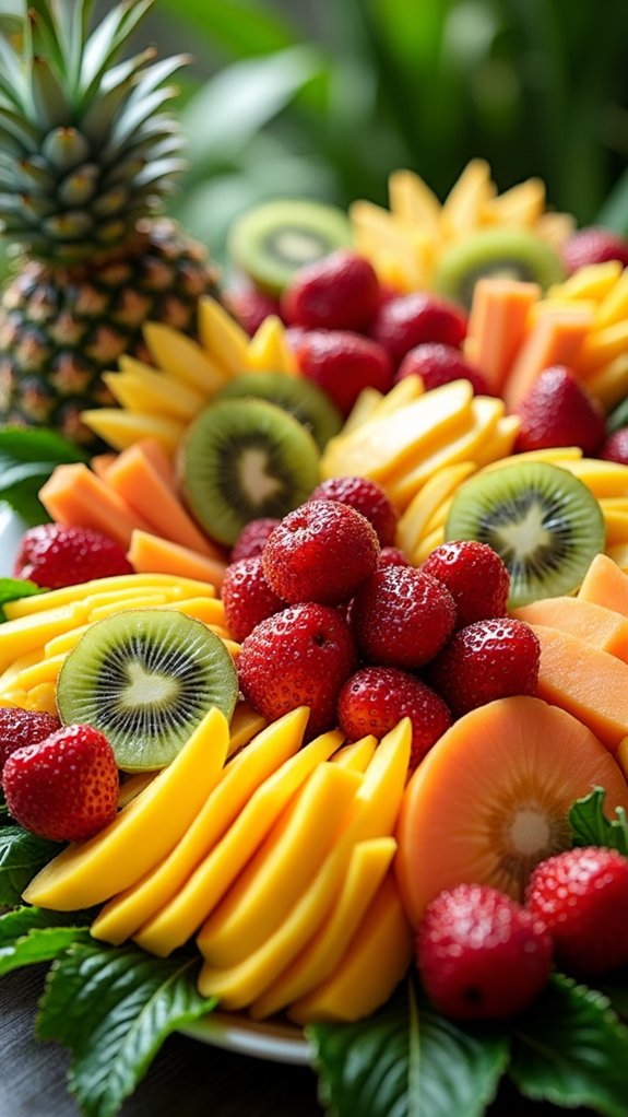 exotic fruit and flavors